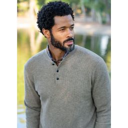 Henley Sweater - Tan