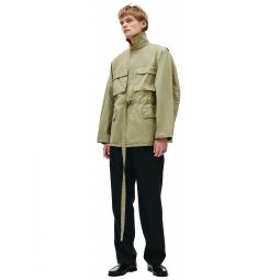 Belted Cotton Jacket - Army