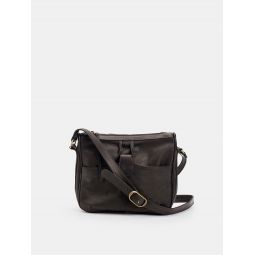 Twiggy Leather Shoulder Bag - Black