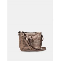 Twiggy Leather Shoulder Bag - Bronze
