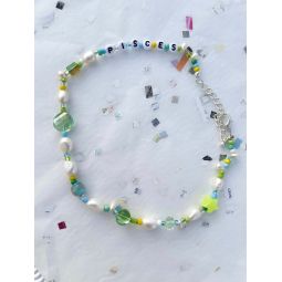 Pisces Charm Necklace - Multicolor