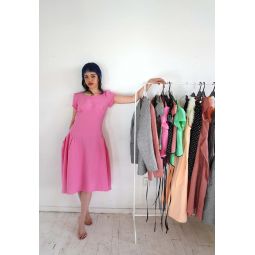 Veronica Dress - Candy Pink