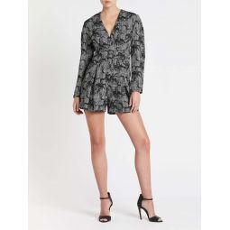 Ray Anarchy Playsuit - Black/Off White
