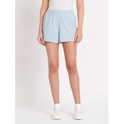 Loose Cotton Shorts - Blue