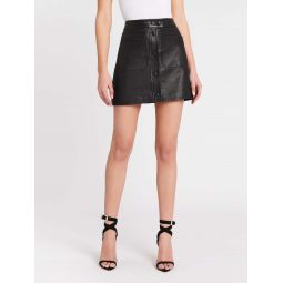 Patch Pocket Skirt - Noir