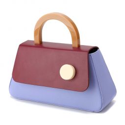 Alice Flap Bag with Strap - Burgundy