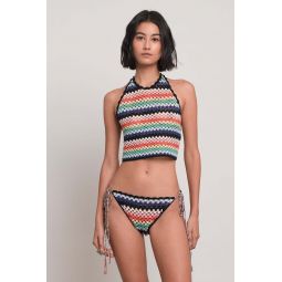 Mila Crochet Bikini Bottom - Multi