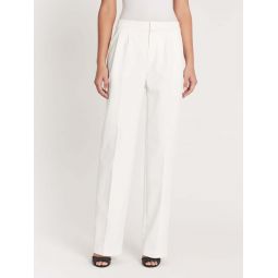 Scallop Soft Trouser Pant - Off White
