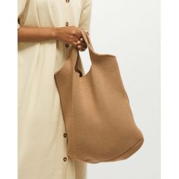 Germana Knitted Bag - Brown