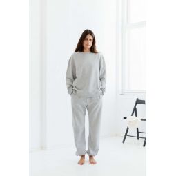 alba sweatshirt - grey melange