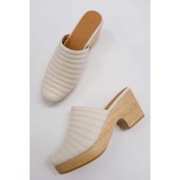 Ribbed Clog - Off White
