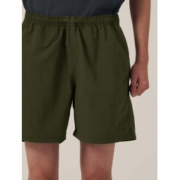 Active Nylon Shorts - Olive Green
