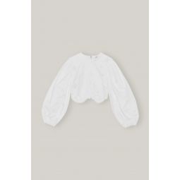 Broderie Anglaise Blouse - Bright White