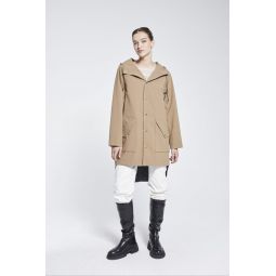 Recycled Materials City Raincoat - Sand