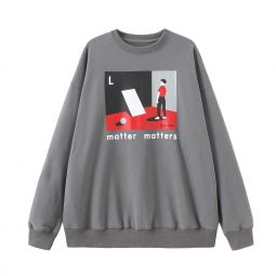 L is for Look Sweatshirt - Grey