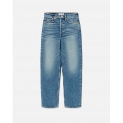 70s Stove Pipe Jean - Western Blue