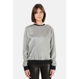 Alexander Wang Silk Sweatshirt - Grey