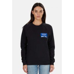 x Blue&Cream Parking Permit Sweatshirt - Black