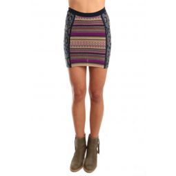 Cut 25 By Yigal Azrouel Jacquard Knit Skirt - Orchard
