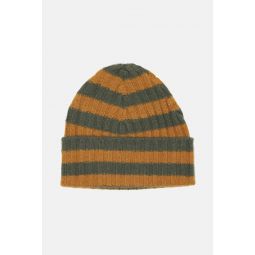 Warm-Me Eric Stripe Hat - Green/Orange