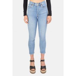 High Rise Ankle Crop Jean - Mid 90s