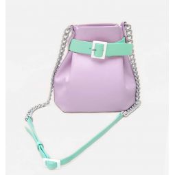 Mini Bucket Chained Bag - Lilac
