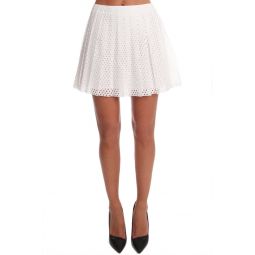Pleat Skirt - Optic White