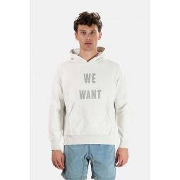 We Want Pullover Hoodie - Off White