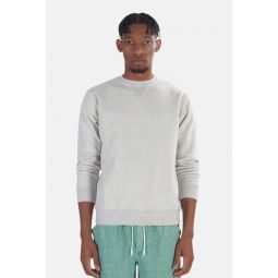Stone Wash Crewneck Sweater - White