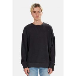Two Tone Seamed Sweatshirt - Black