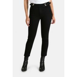 Zoey Belted Jeans - Black