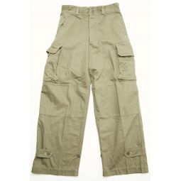 Unisex M-47 French Army Cargo Pants - Army Green