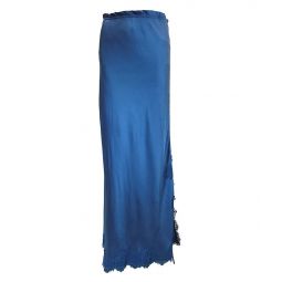 Skirt W/ Drawstring - Blue