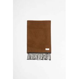 Double Sided Scarf - Brown/Charcoal