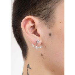 Star Ship Earring - Silver