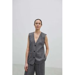 kate waistcoat - grey