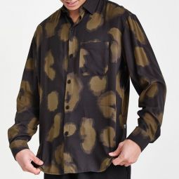 Oz Shirt Leopard Garden Khaki