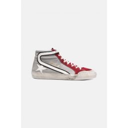 Slide Sneakers - Grey/Dark Red