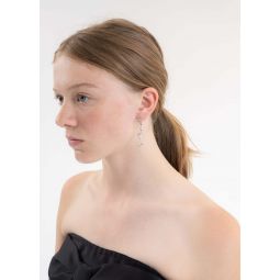 Single Ice Earring - Silver