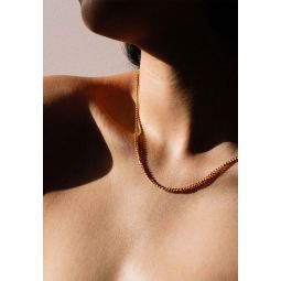 Curb Chain Necklace - Silver/Gold