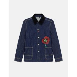 Poppy Workwear Denim Jacket - Ink Blue