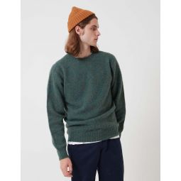 Bhode Made in Scotland Supersoft Lambswool Jumper - Jade Green