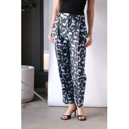 Pander Tailored Trousers - Blue Reptile
