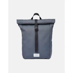 Kaj Rolltop Organic Recycled Backpack - Dark Slate/Navy Blue