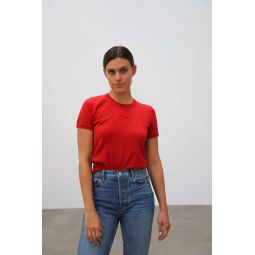 Aries Knit Tee - red