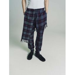 Cashmere Scarf Sweat Pants - Check Burberry