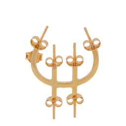 Euro Currency Earring - Gold
