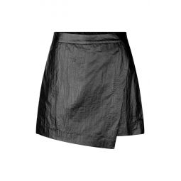 Record Skirt - Black Shine