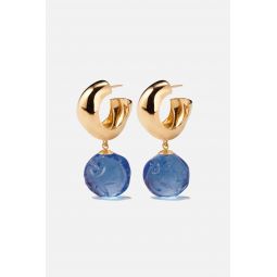 Small Cleo Earrings - Gold Vermeil/Glass