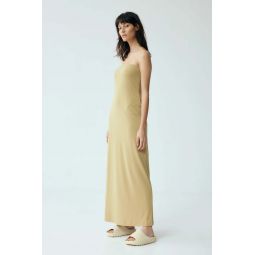 Form Strapless Maxi Dress - Khaki
